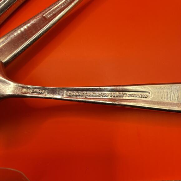 Reed & Barton EDGARTOWN Stainless Select Glossy Flatware  6 Serving Pieces Reed & Barton EDGARTOWN Stainless Spoon Slotted Flatware Glossy